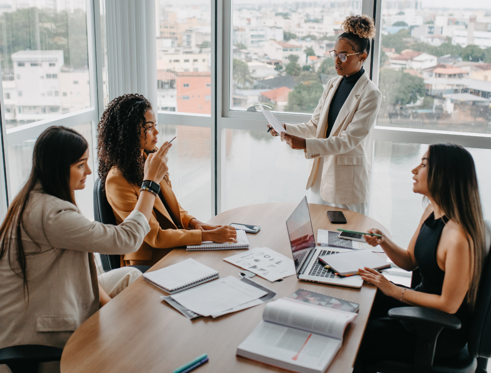 group working together